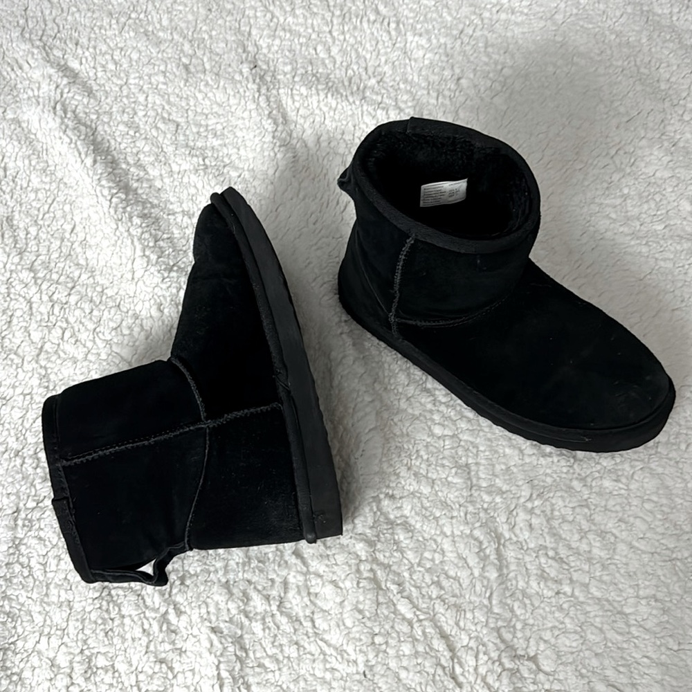 Ugg look alikes. Women’s mini genuine suede boots